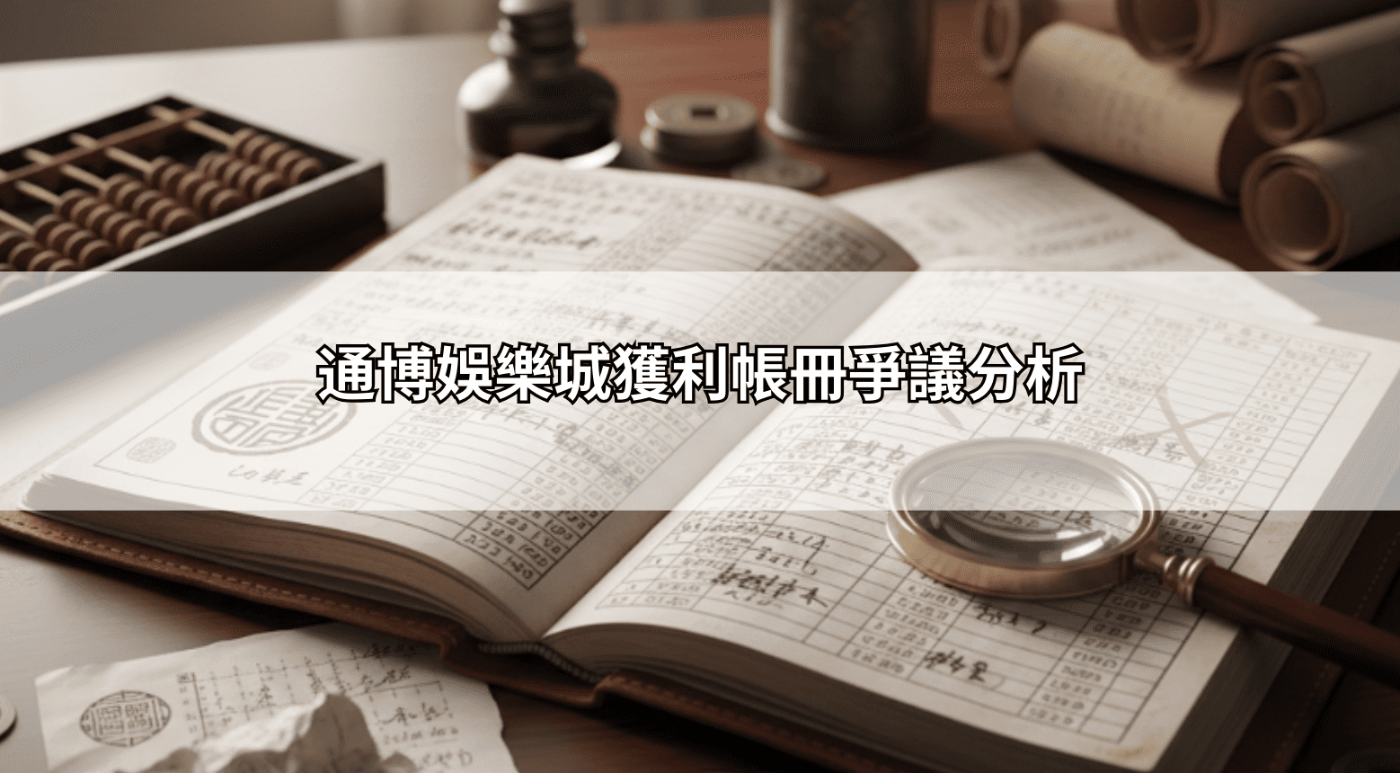通博娛樂城獲利帳冊爭議分析